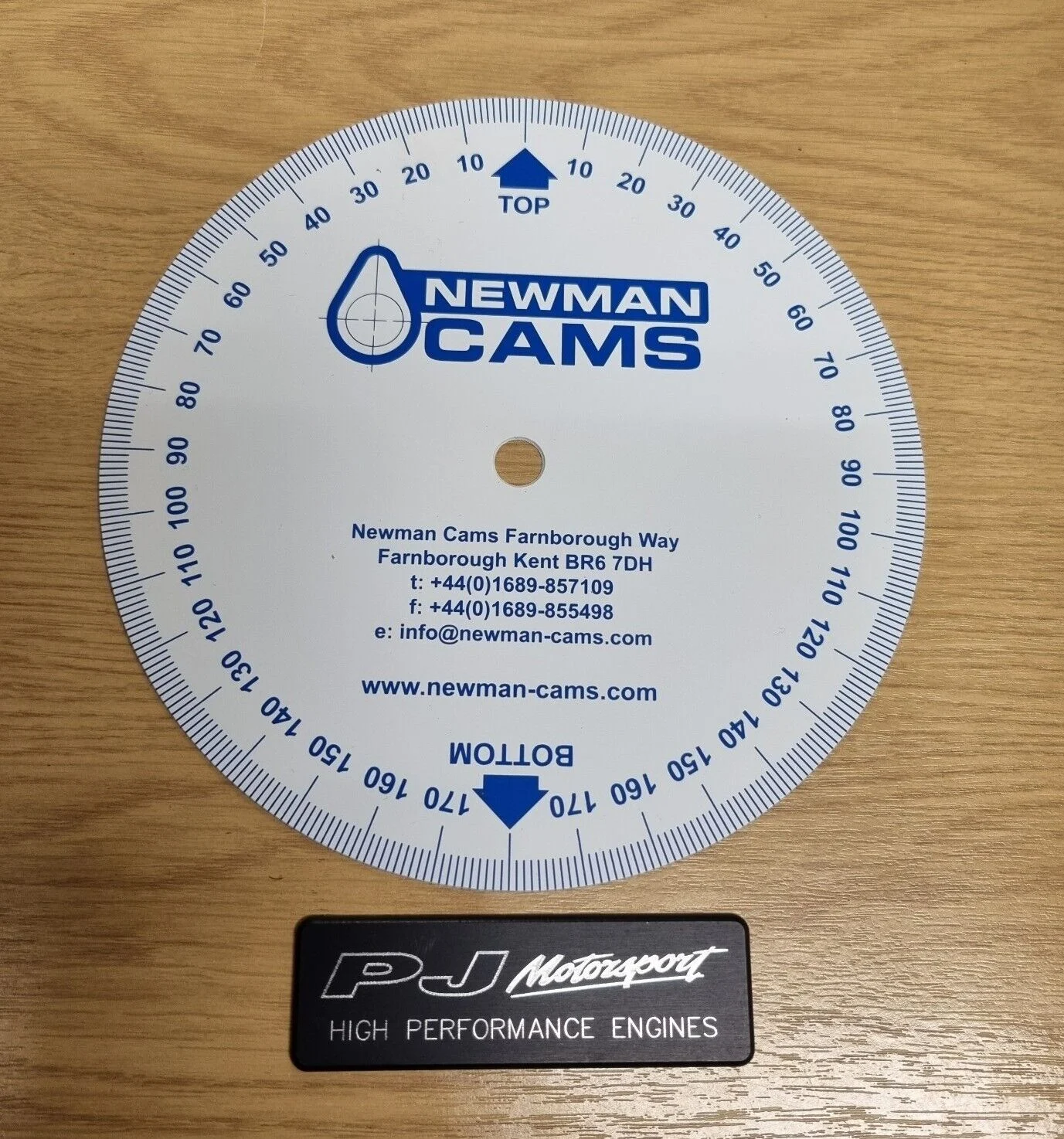 Newman cams camshaft timing disc
