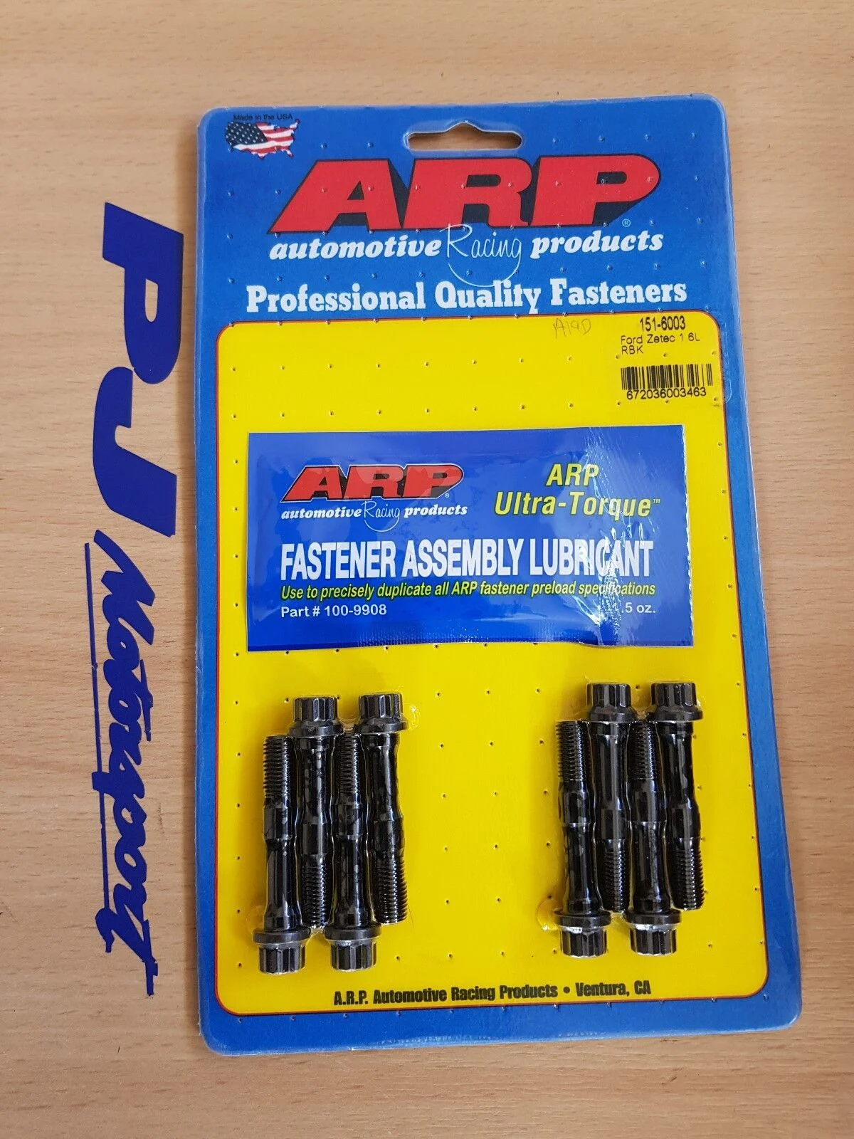 ARP focus RS MK1 zetec yb con rod bolt kit M8 1.6L