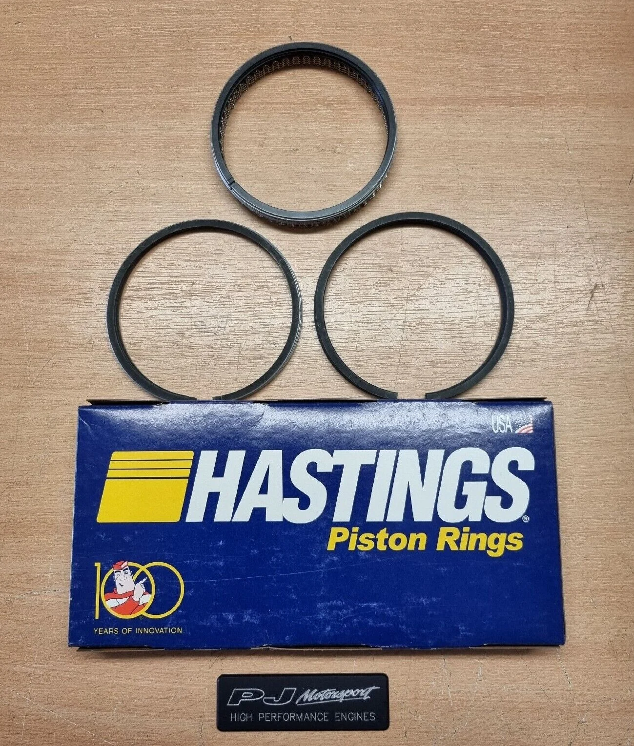Hastings Ford pinto sohc piston ring set x4 +1.0mm bore