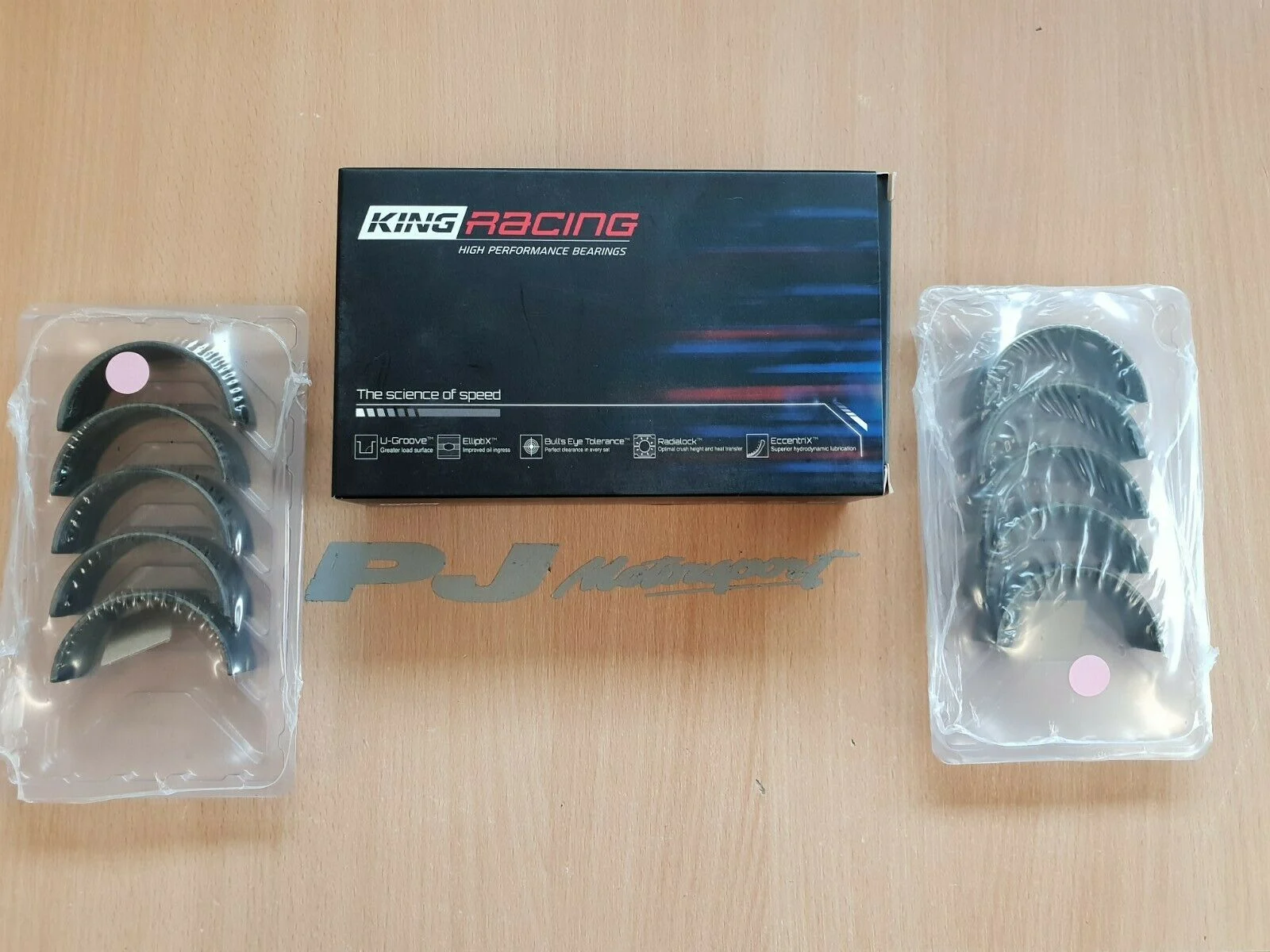King racing Cosworth yb +0.5mm mains bearing set