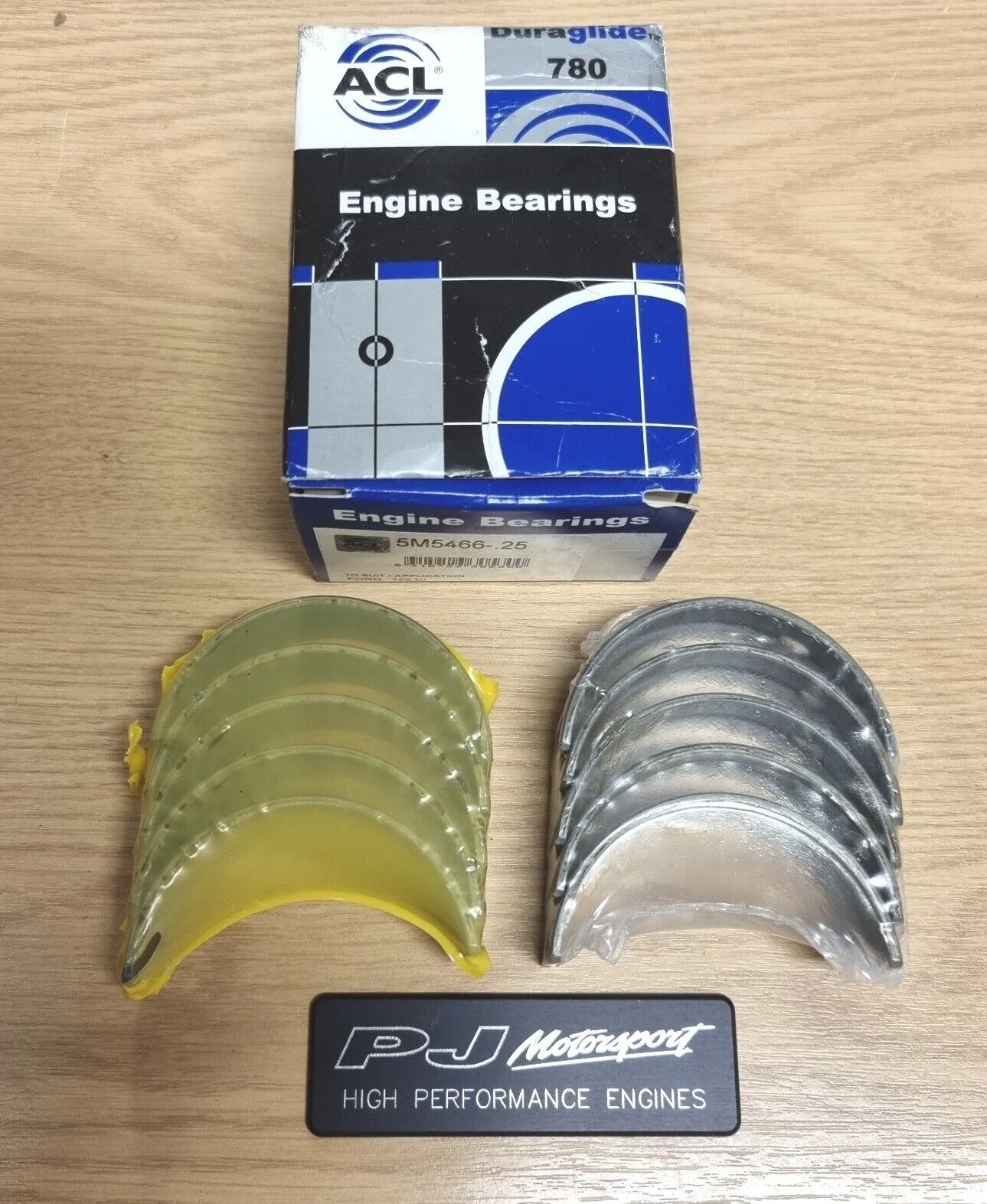 Cosworth yb ACL duraglide mains bearing set +0.75mm oversize yb specific