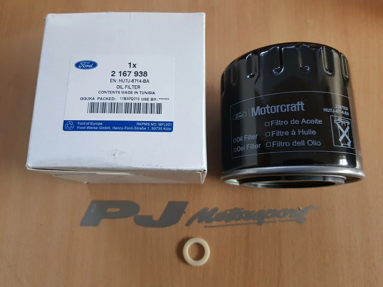 Genuine Ford Cosworth oil filter 4x4 & pinto (EFL90) + free sump plug washer