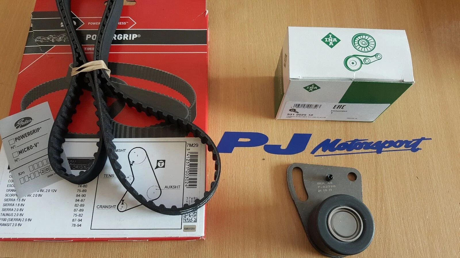 Gates/ina Ford pinto ohc cambelt kit 2.0 litre 1.8 litre